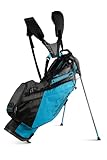 Sun Mountain Mens 2022 Golf Stand Carry 4.5LS 14-Way Divided Golf Bag - Ocean Black