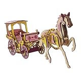 Puzzles de modélisation de chariot : un de puzzle intéressant, les enfants peuvent les assembler eux-mêmes, jouets de puzzle de chariot