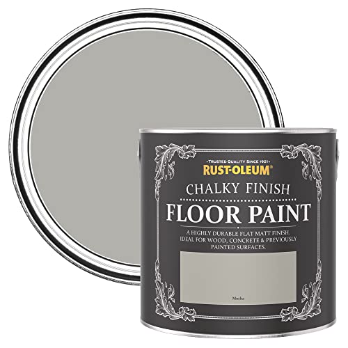 Rust-Oleum Grey Scratch-Proof Floor Paint in Matt Finish - Mocha 2.5L