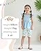 WESIDOM Toddler Girl Clothes Layered Ruffle Top Floral Shorts Cute Toddler Girls Summer Outfits 2Pcs Clothing Set(Blue,4-5T)