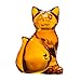 Produktbild ANDANTE Premium Collection - Natur OSTSEE Bernstein ** Kleine Katze ** Skulptur Kunstwerk Handarbeit - aus einem Stück Bernstein geschnitzt - Zertifiziert - Gold des Meeres - Farbe Cognac
