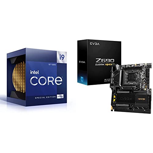 Intel Core i9 (12th Gen) i9-12900KS Hexadeca-core (16 Core) 2.50 GHz Processor EVGA Z690 Dark K|NGP|N, 121-AL-E699-KR, LGA 1700, Intel Z690, PCIe Gen5, SATA 6Gb/s, 2.5Gb/s LAN, WiFi6E/BT5.2