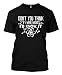 Don't You Think If I Were Wrong I'd Know It Men's T-shirt Tee (Large, BLACK)