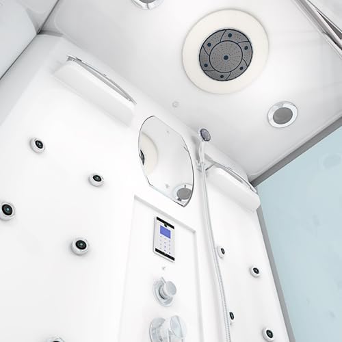 Bild 6 - AcquaVapore Dampfdusche Sauna Dusche Duschkabine D27-EH-EC-EA-ALL 140x90 cm MIT 2K Scheiben Versiegelung