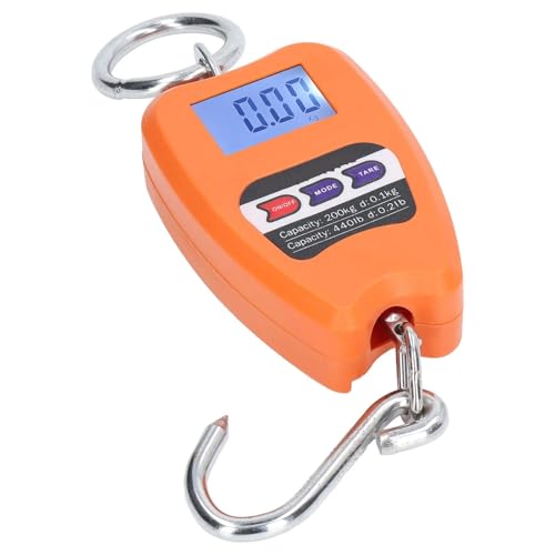 Cyfrowa waga wisząca, Cyfrowa waga wisząca 200 kg, dokładna, wielofunkcyjna, ręczna, mini waga wisząca