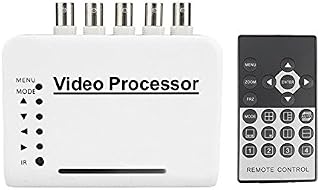 Camecho 4 Channel CCTV Video Quad Splitter Camera Processor System Kit Switcher Color