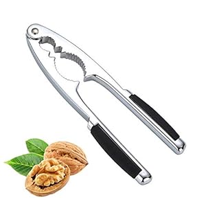 NutCracker Walnut Cracker Heavy Duty Shell Cracker Seafood Pecan Walnut Opener Tool with Non-Slip Handle (nutcracker for all nuts)
