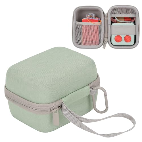 Jeachan Hard Case Compatible with Yoto Mini Kids Audio Music Player Children Speaker Plays Audiobook Cards Radio (Green)