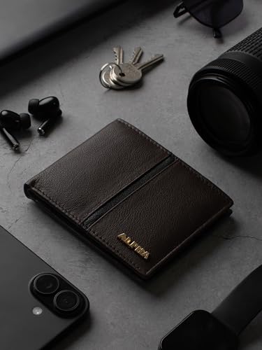 Alpha Premium Leather Mens Wallet | 100% Ethically Sourced Top Grain Leather | Luxury Craftsmanship | Smart Design | RFID Protection | Blending Style with Functionality | Business | Style 10, Black 7 41d9QA0ACtL