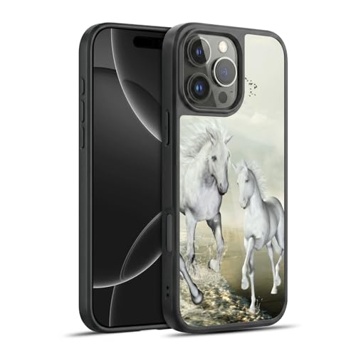 Coque protection militaire iPhone 16 Pro Max Simone Gatterwe chevaux