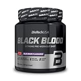 sabor: uva azul Bio TechUSA Black Blood CAF+, Bebida y Batidos Nutritivos, 300 gr