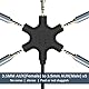 5-Jack Multi Kopfhörer Audio Splitter Spritzgießen mit Kopfhörer Splitter Entwickelt, um bis zu fünf Geräte für Klassenzimmer, Audio Mischen zu verbinden