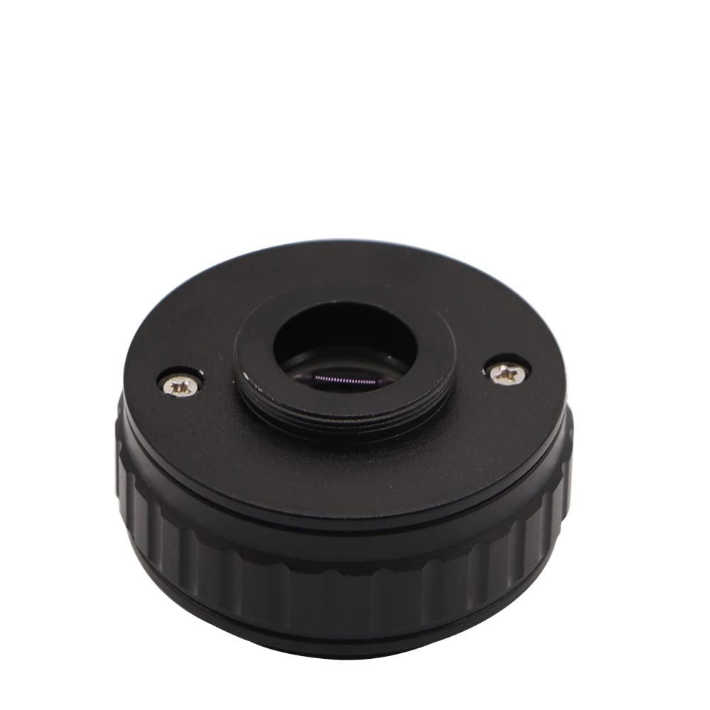 Microscopio 0.35x C-Mount Lens CTV 0.35 Adaptador de cámara HDMI for Simul Focal Trinocular Stereo Microscope HDMI VGA Video Camera Adapter Lens(0.35X and 0.5X)