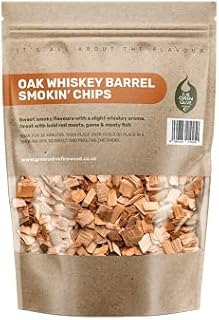 Green Olive Firewood FWHSC1.5 Whiskey Oak BBQ Smoking Wood Chips