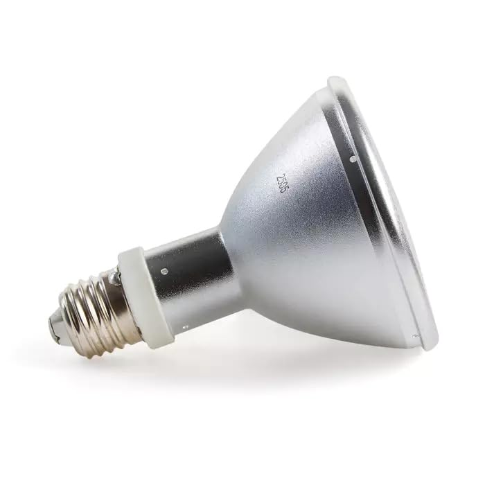 Happet Terra Metal Halide 50W 3in1 UVB UVA Wärmelampe 6000K für Terrarien, Tageslichtspektrum mit Infrarot PAR30 E27 für Reptilien, Terrarienbeleuchtung Heizlampe für Tagaktive Reptilien & Echsen