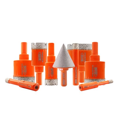 Juego de brocas diamantadas BGTEC con vástago triangular miniatura 1