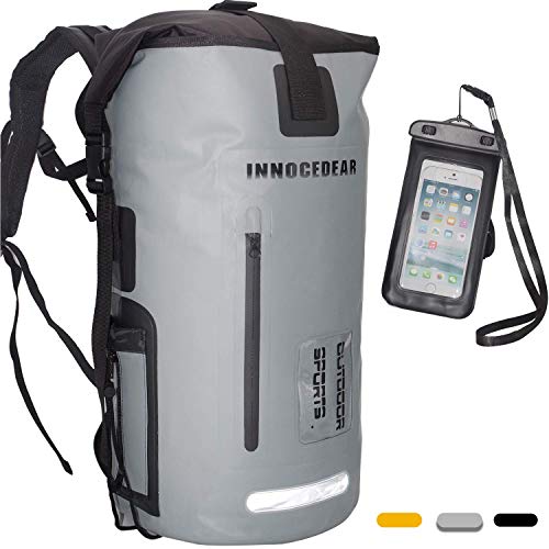 INNOCEDEAR Waterproof Dry Bag Dry Sack 30L,Waterproof Backpack Keep Gear Dry,Multifunctional Hanging Device,Durable