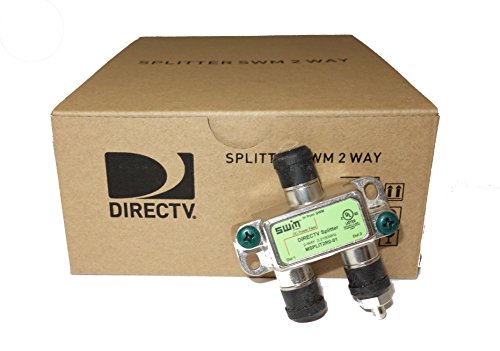 2-Way Wide Band Splitter (Case of 20) - Works with Directv