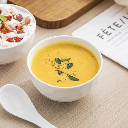 Porcelain-Soup-Bowls-45-Inch-Oatmeal-Bowls-Kitchen-Bowl-Set-Ice-Cream-Bowls-Microwave-and-Dishwasher-Safe-Set-of-6 Porcelain Soup Bowls 45 Inch Oatmeal Bowls Kitchen Bowl Set Ice Cream Bowls Microwave and Dishwasher Safe Set of 6