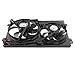 TRIBLE SIX 620-799 Dual Radiator Cooling Fan Replacement Assembly Replacement for Golf TT Quattro