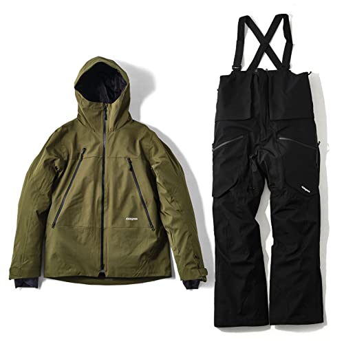 [43DEGREES] Xm[{[hEFA ㉺Zbg [ YEfB[X / S60p^[ : 4.KHAKI + BLACK (2020Nf) / M-LTCY ] WPbg rupc Zbg XL[EFA h  