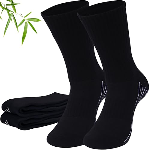 Sunew 3 Pairs Viscose Made from Bamboo Dress Socks, Mens