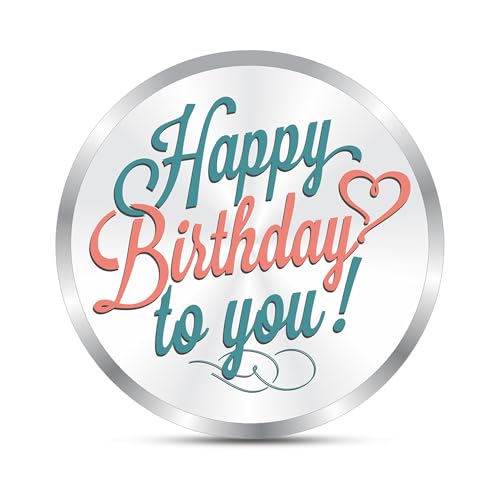 Image of ACPL Precious Moments Happy Birthday 5 Gram Silver Coin With BIS Hallmarked 999 Purity with Gift Box