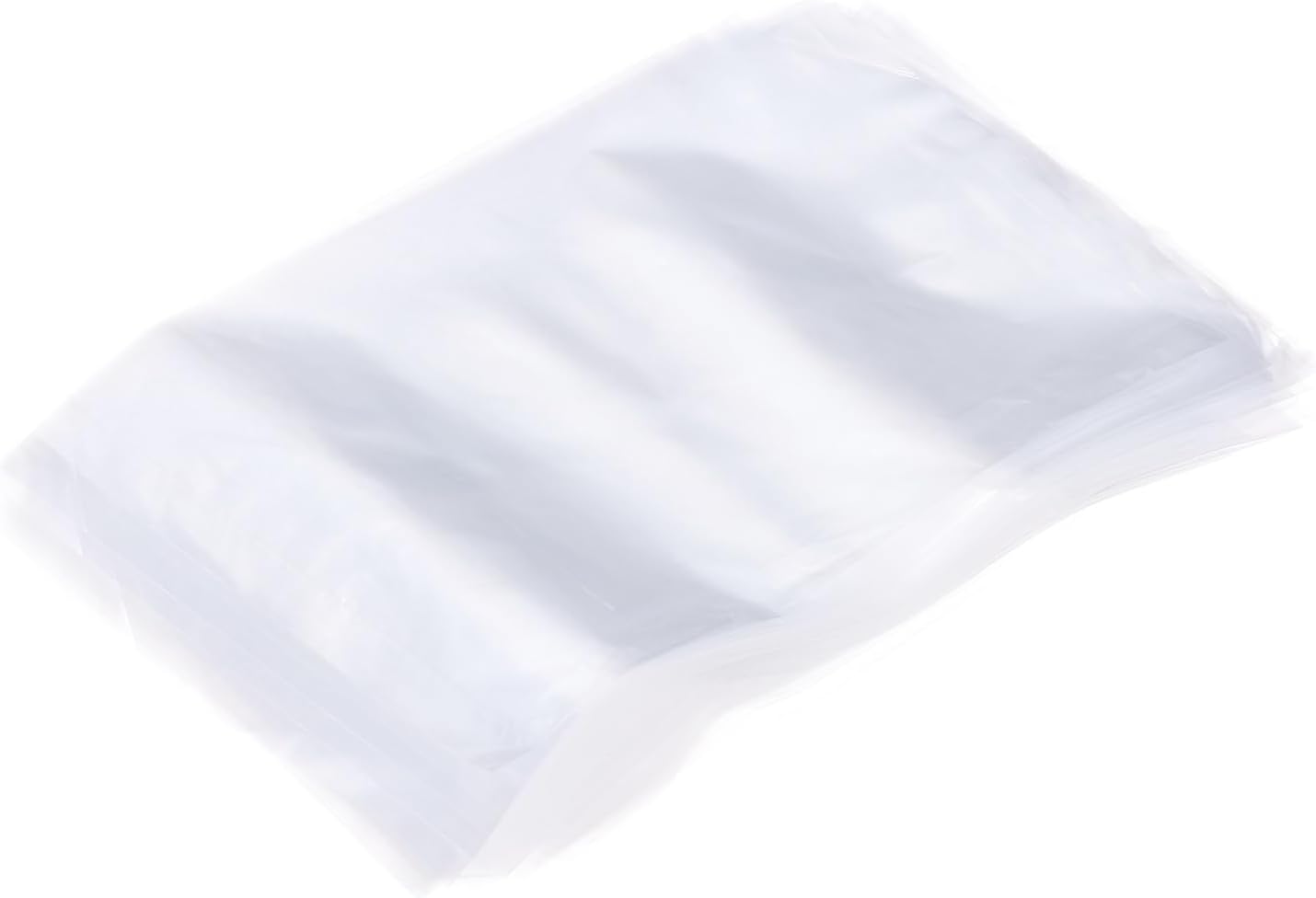 PATIKIL 200 Pcs Clear Flat Open Plastic Poly Bags 16x20 Inch 1 Mil Packaging Bags for Food, Home, Collectibles Storage, Proving Bread, Dough