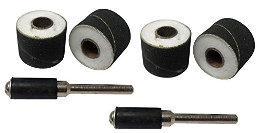 DYNAMIC (2 Pack) 3 Pc Foam Sanding Drum Set | 1.5