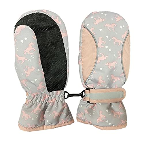 Gants de ski enfants imperméables UKKO gris taille S