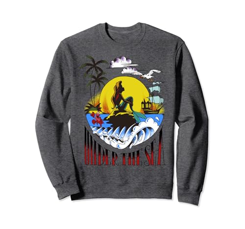 Sweat Ariel style tatouage Disney motif original sous l'océan pour adulte
