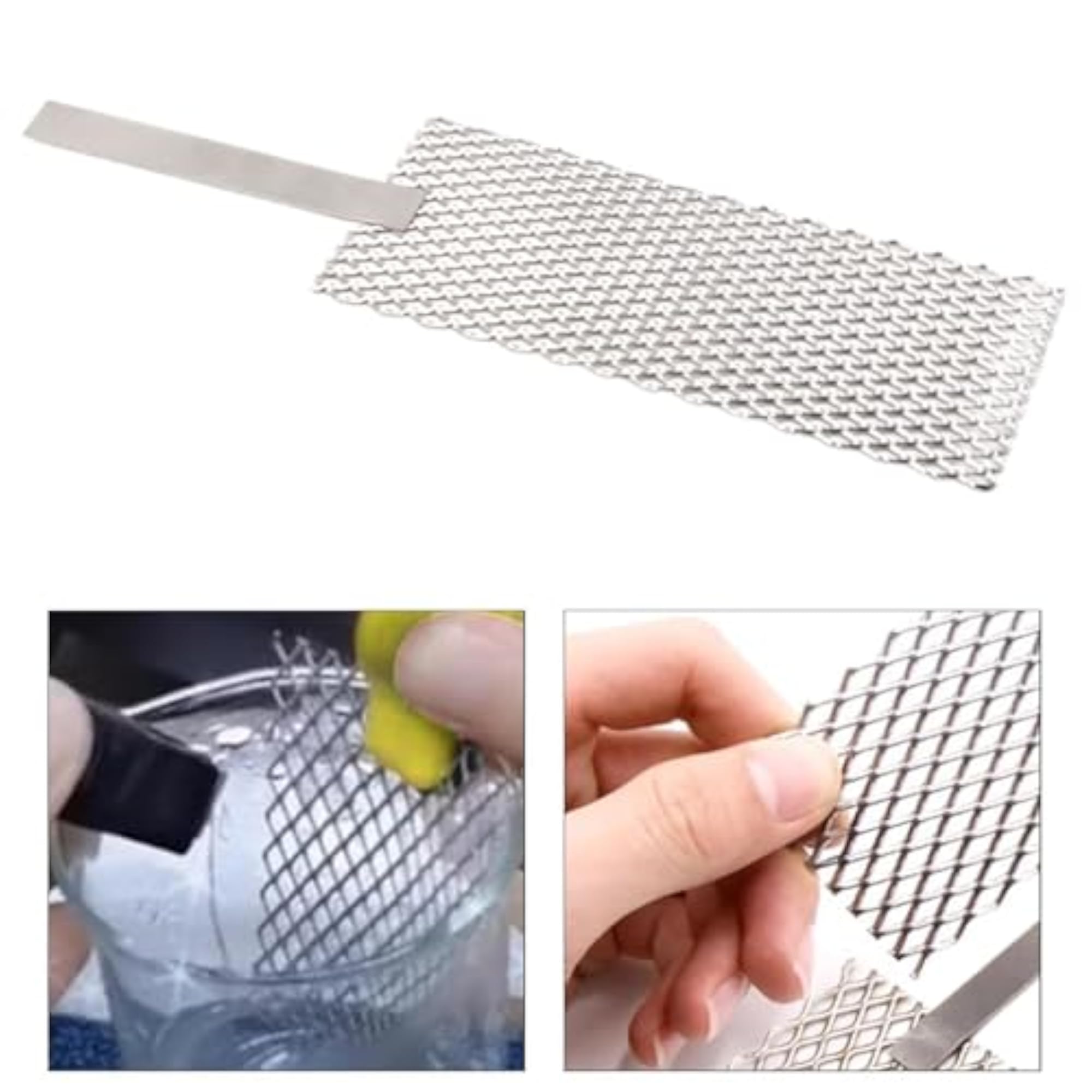 Platinized Titanium Mesh Jewellery Plater Tool with Handle