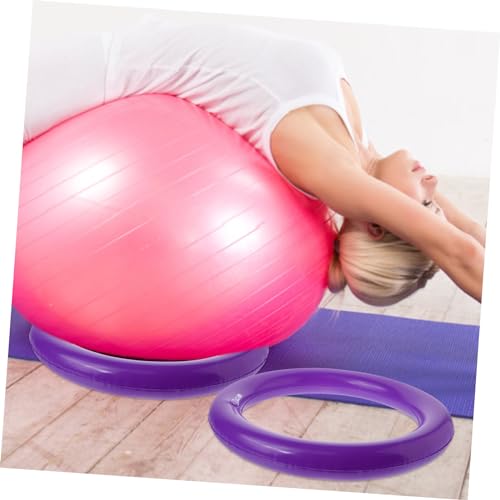 Veemoon Gymnastikball Ring – Stabiler Balance Donut Halter Für Gymnastikball - Rutschfester Ständer Für Heim-Fitnessstudio Und Büro Aufblasbare Basis Für Optimale Stabilität