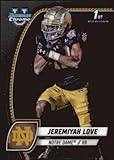 2024 Bowman Chrome University #100 Jeremiyah Love Notre Dame Fighting Irish Football Card - Sportscard Superstore