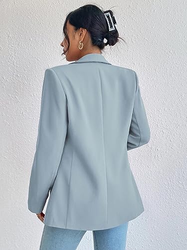 Women's Casual Blazer Jackets Suit Long Sleeve Lapel Open Front Business Office Blazer Jacket Work Suit2