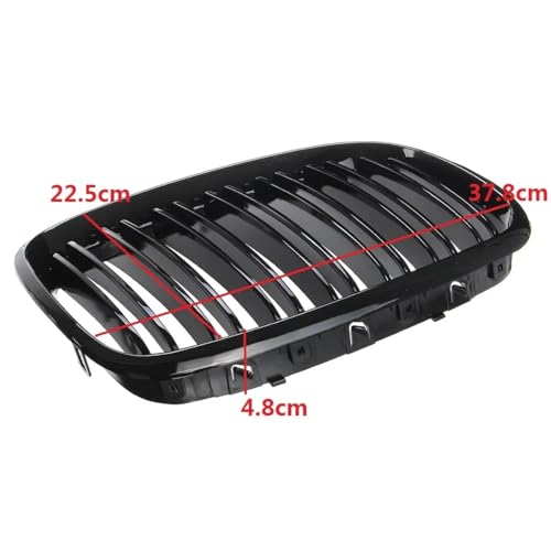 Parrillas delanteras tipo riñón para BMW X5 E70 2007-2013 y X6 E71 5