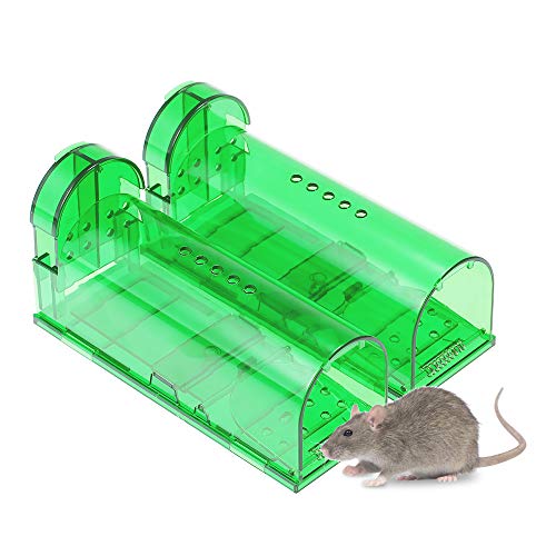 Sunbaca Armadilhas de rato humanitárias, captura e liberação de rato sem matar reutilizáveis ​​para