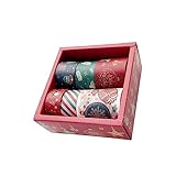 STOBOK 6 Piezas Navideña Adhesiva Navideña De De Navidad Cintas Washi De Papelería Decorativa Washi Washi Decoración Japonesa Papel Japones