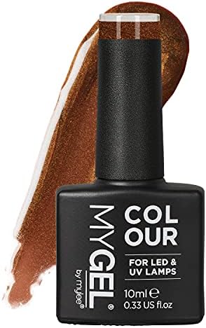 MYGEL by Mylee Nail Gel Polish 10ml [Once Upon a Night] UV/LED Soak-Off Nail Art Manicure Pedicure for Professional, Salon & Home Use [Fine Glitters Range] - Long Lasting & Easy to Apply