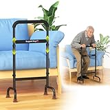 Stand Assist for Elderly Couch & Chair Riser - Heavy-Duty Steel Frame, Adjustable Standing Aid Device for Seniors, Supports 450lbs, Non-Slip Black Mobility Helper
