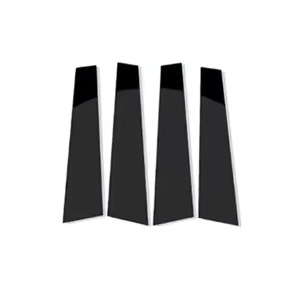 Bertdcx One Color Glossy Black B C Pillar Post Cover Car Sticker For Panamera 970 Mk1 2009-2016 Auto Parts