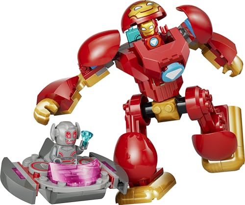 | Marvel Ultron vs. Iron Man - Giocattolo da Supereroi con Action Figure Mech e 2 Minifigure - Regalo per Bambini da 4 Anni in su e per i Fan dello Show Iron Man e i Suoi Fantastici Amici - 11209 - Lego - Immagine 8