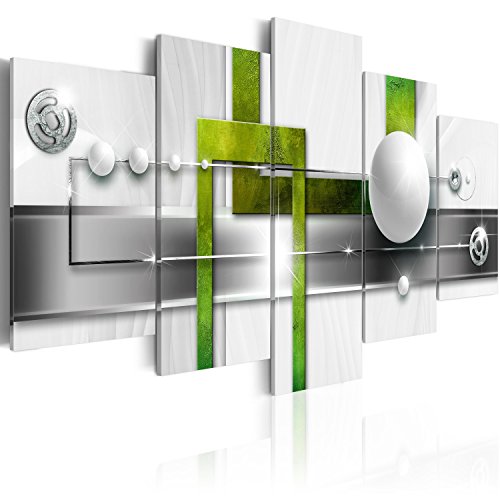 artgeist Acoustic Canvas Wall Art Modern Abstract 80x40 in - 5pcs Picture with Acoustic Foam Sound Print Artwork Room Acoustics Soundproofing a-A-0223-b-p