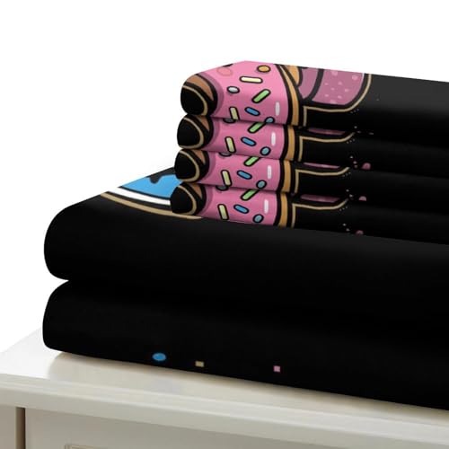 Parure de lit microfibre résistante super douce motif 3D