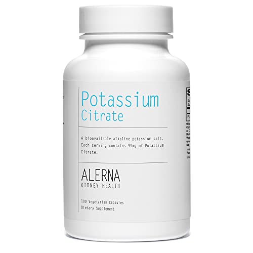 Potassium Citrate 99 mg - Supports Electrolyte Balance and Normal pH - Essential Mineral - 100 Vegetarian Capsules Potassium Citrate 99 mg - Supports Electrolyte Balance and Normal pH - Essential Mineral - 100 Vegetarian Capsules