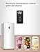BLACK+DECKER 17 Cu. Ft. Convertible Freezer Refrigerator, Upright Freezer with Glass Shelves, ENERGY STAR rated, Frost Free, BUC1700XW, White