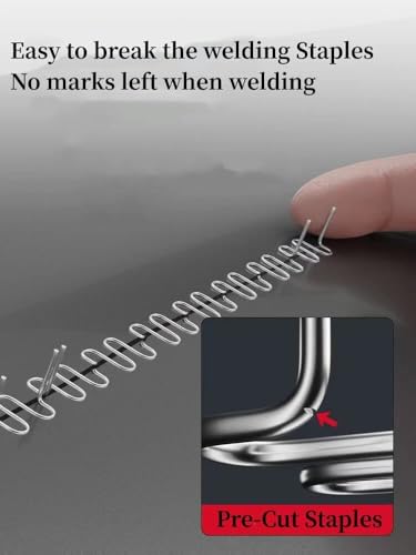 Image of Plastic Welding Staples Kit, 500 Piece, for Bumper, Fender, Dashboard and Headlight Repair