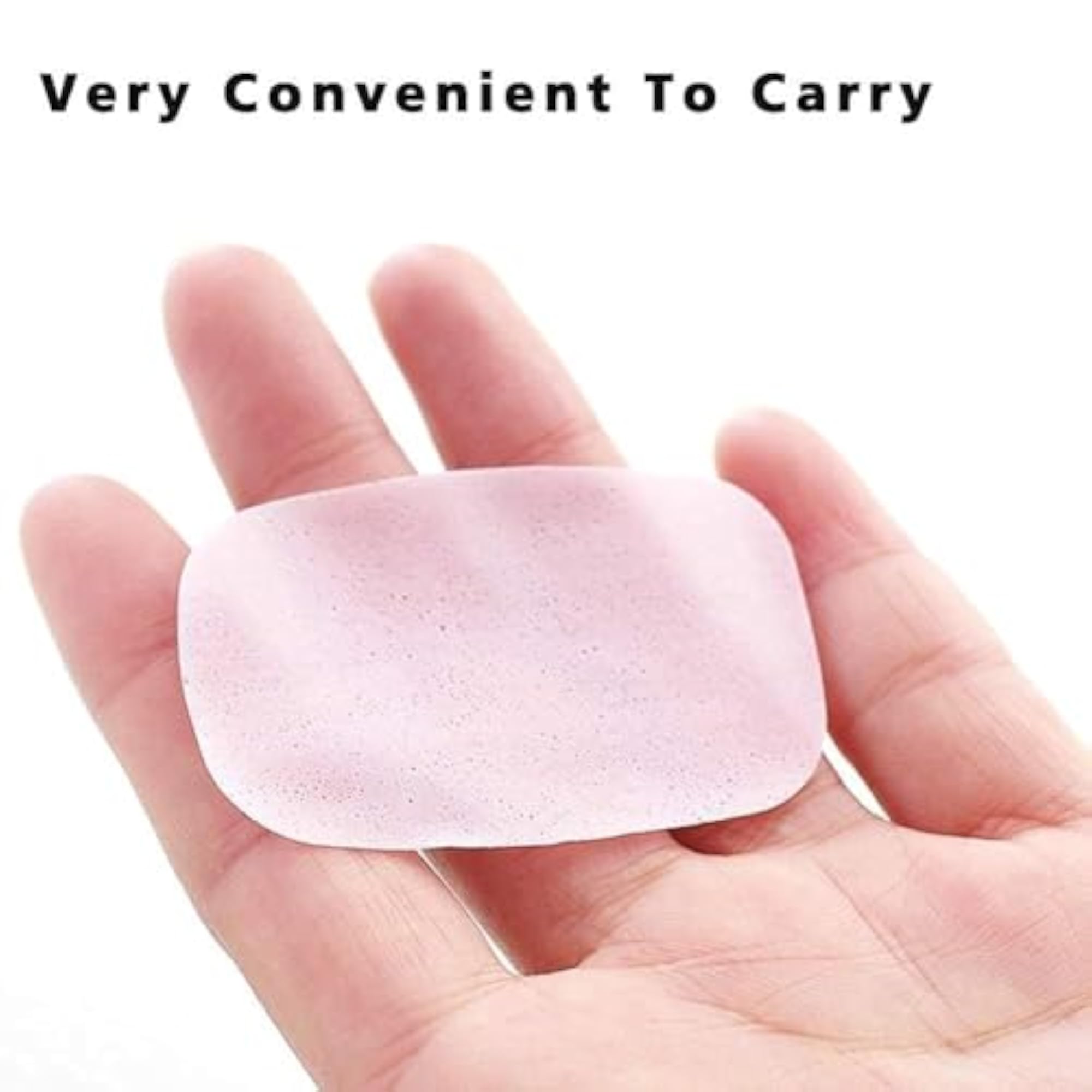 Pack of 8 Travel Paper Soap Sheets, Portable Hand Wash Soap Sheets