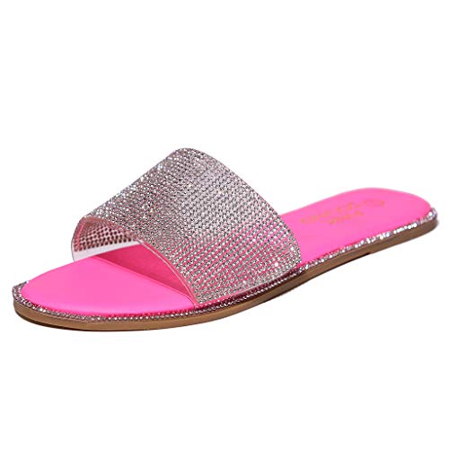 Sandals For Women Platform, Crystal Comfy Platform Sandal Shoes Summer Beach Travel Shoes Sandal Ladies Flip Flops #TOP4