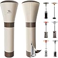 Patio Heater Cover 89 Inch, Waterproof Outdoor Covers for Heater, 600D Heavy Duty Heater Covers, Anti-UV, Tear Resistant Propane Heater Covers, 89"H x 33"D x 19"B